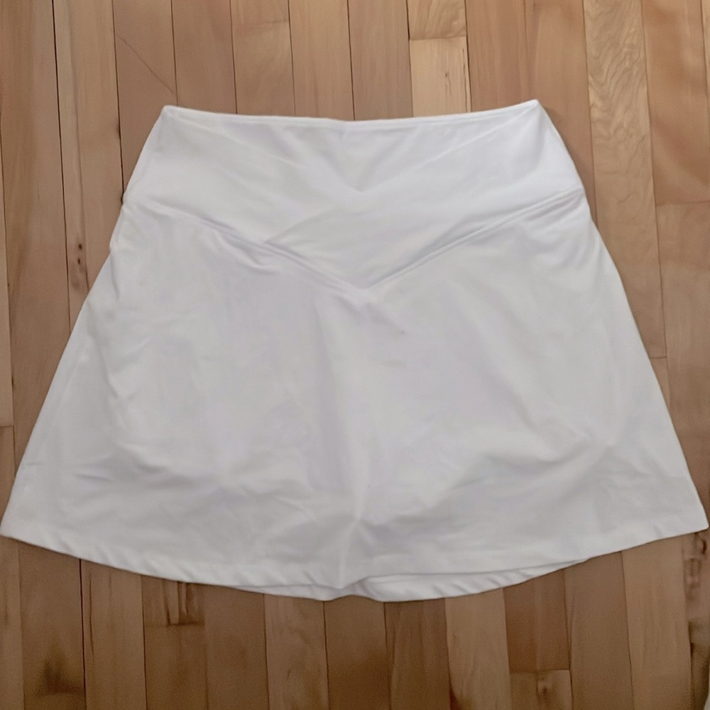 Victoria’s Secret white high waisted crossover skirt XL